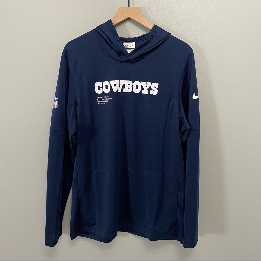 Nike On Field Dallas Cowboys 2025 Sideline Pure Fury Mens Large Hoodie NWT - Picture 11 of 12